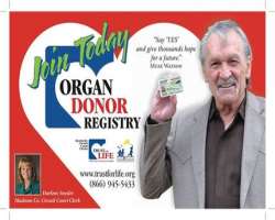 He also promotes organ donation. (He is a real-life Hero! He also promotes organ donation. (He is a real-life Hero!)